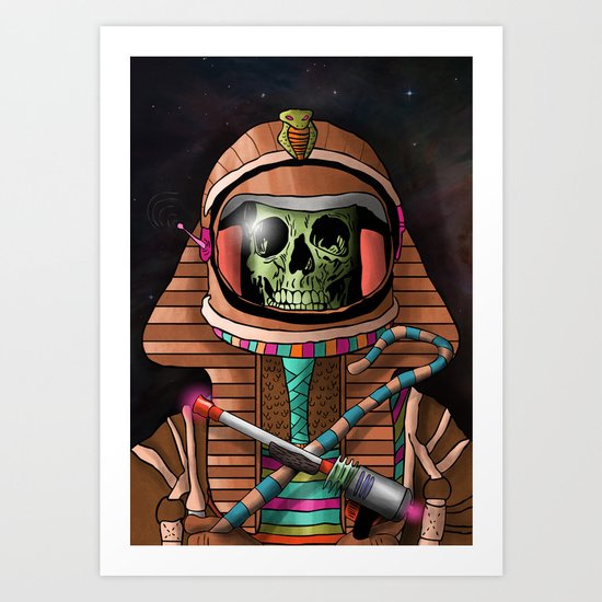 The Pharaoh's Ascension Art Print
