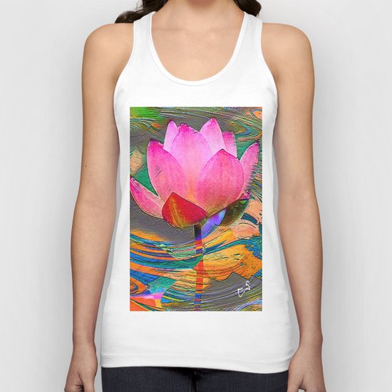 " The ideas are seeds of lotus, they sleep only to grow better " Unisex Tank Top