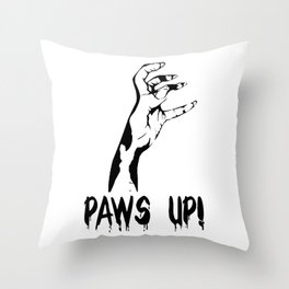 Paws Up! - Version 2 Throw Pillow