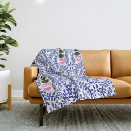 Southern Living - Chinoiserie Pattern Throw Blanket