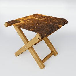 Fire and Ice Folding Stool