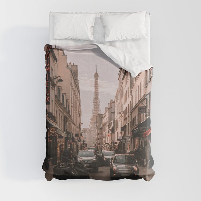 Paris Street Duvet Cover