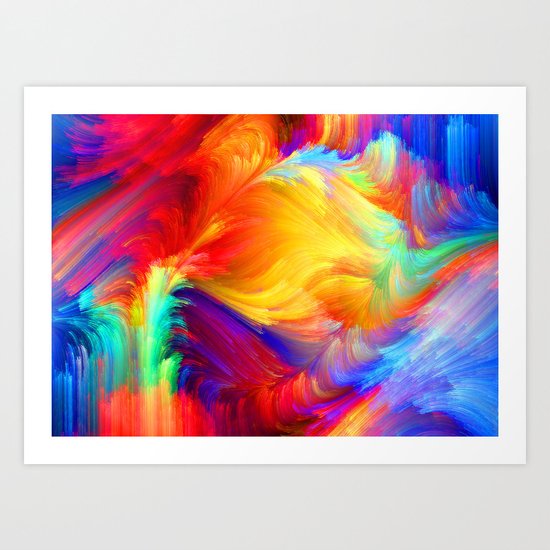Summer colors Art Print