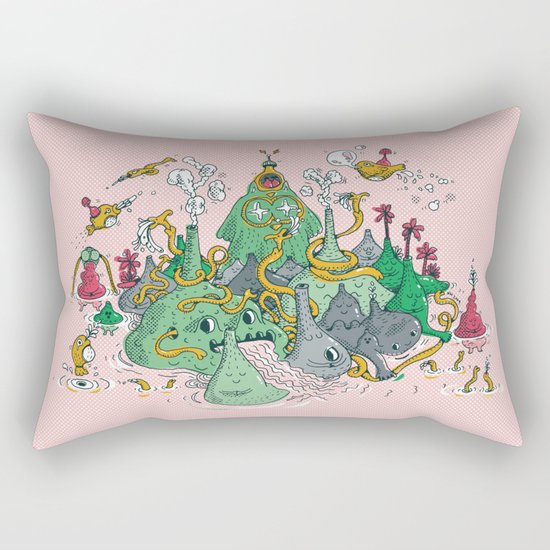 The Owl Land Rectangular Pillow