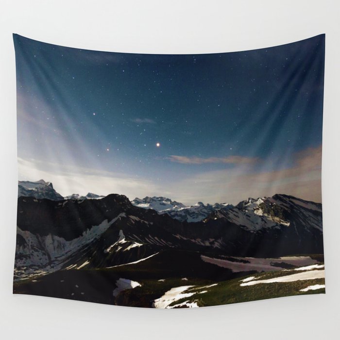 Night Nature (Color) Wall Tapestry