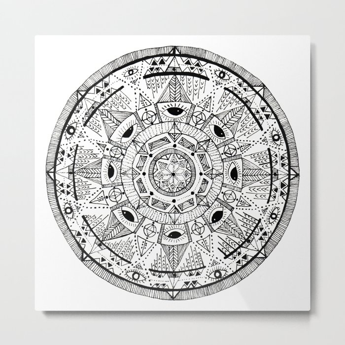 Mandala Metal Print