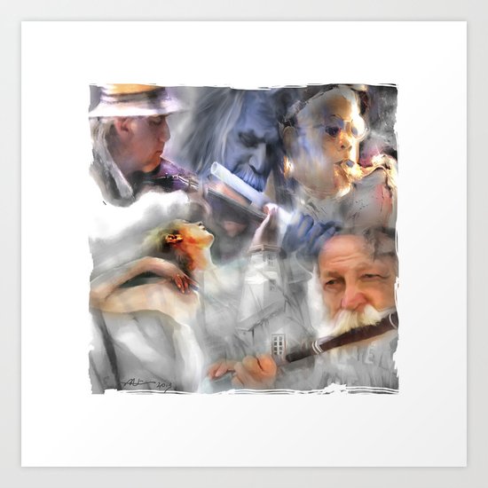 They Came To Play Art Print