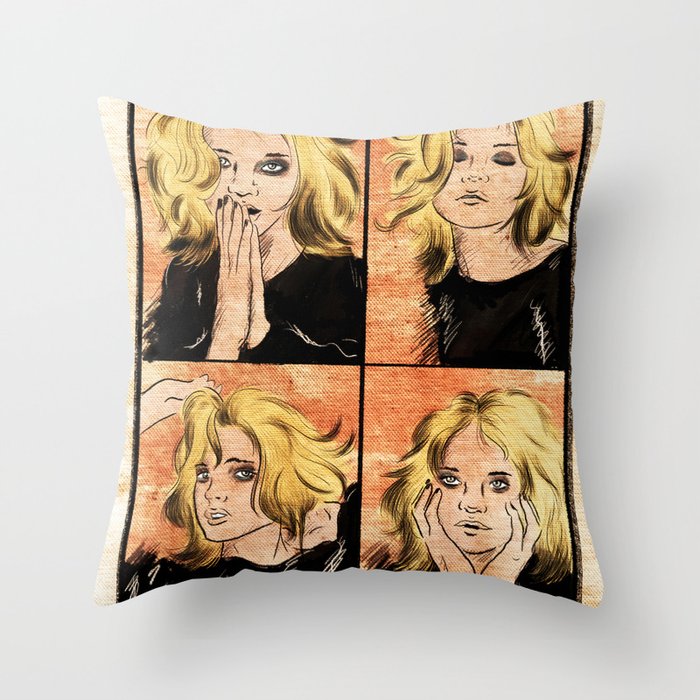 About a Girl Throw Pillow