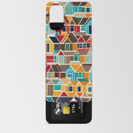 Seamless beach huts Android Card Case