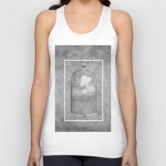 Cloud Cage Unisex Tank Top