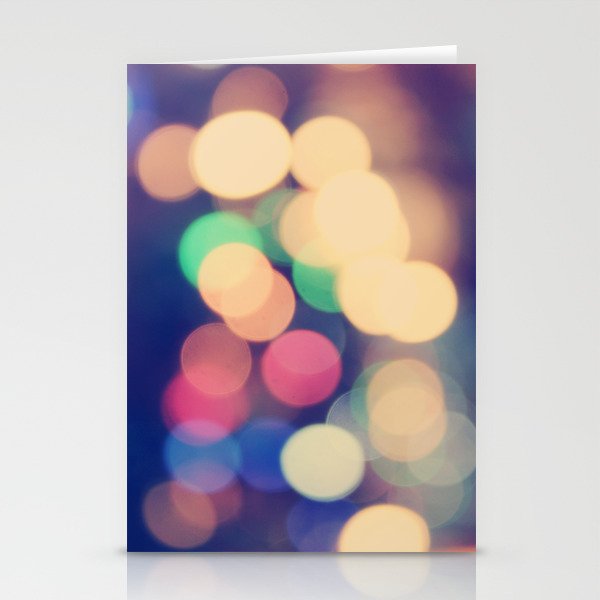 Blurred Lights Stationery Cards