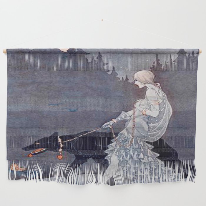 “Queen of the Night” by Marjorie Miller (1905) Wall Hanging