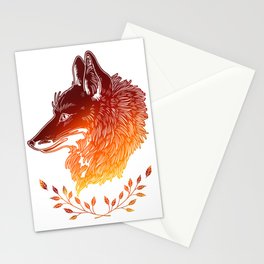 Fire fox Stationery Cards