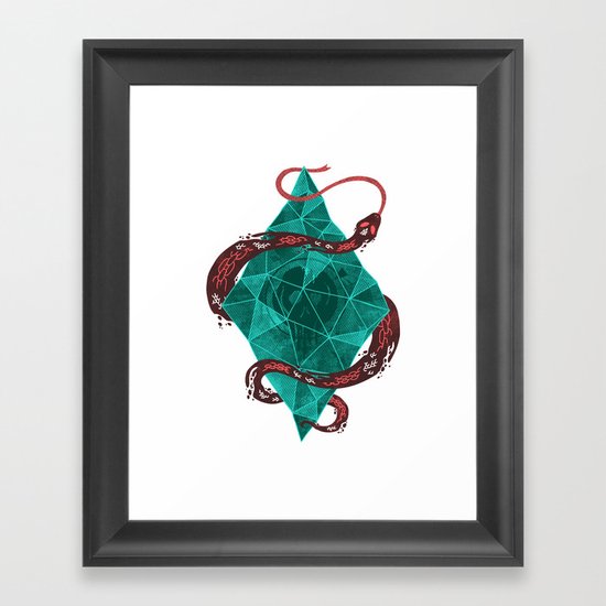Mystic Crystal Framed Art Print