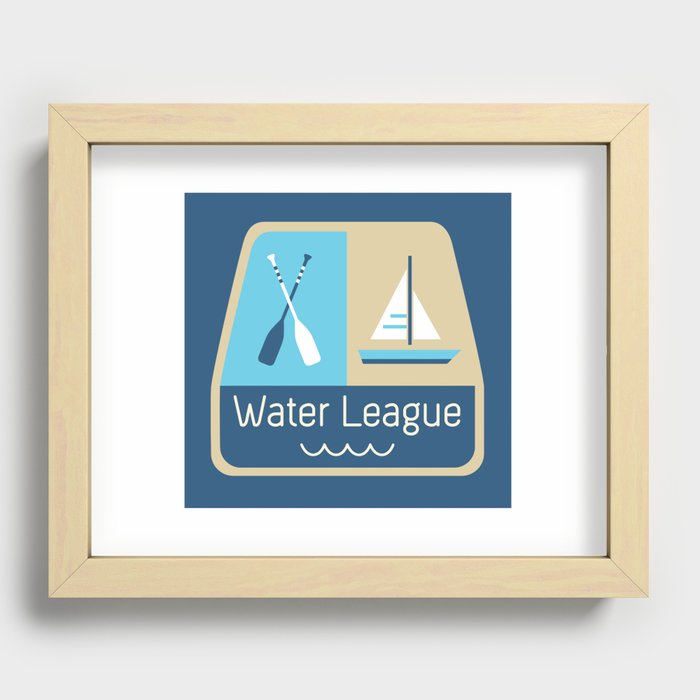 Water League Recessed Framed Print