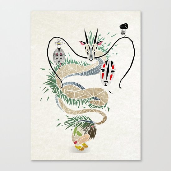 spirited away Canvas Print