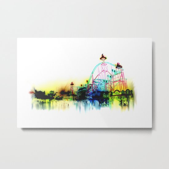 white fair. Metal Print