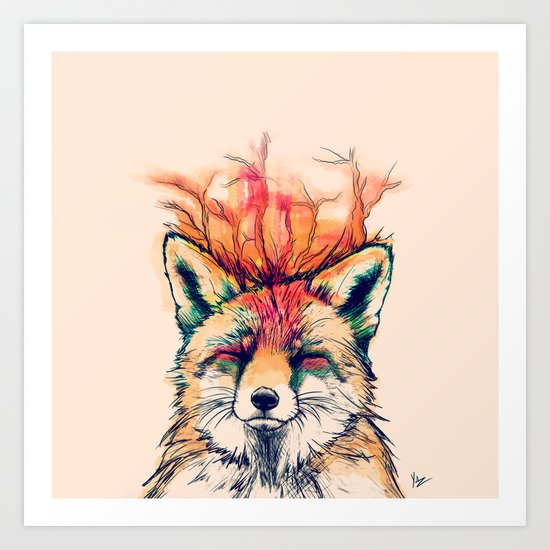 Fox Yeah! Art Print