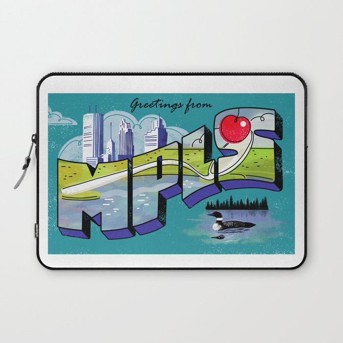 Greetings from Minneapolis Laptop Sleeve