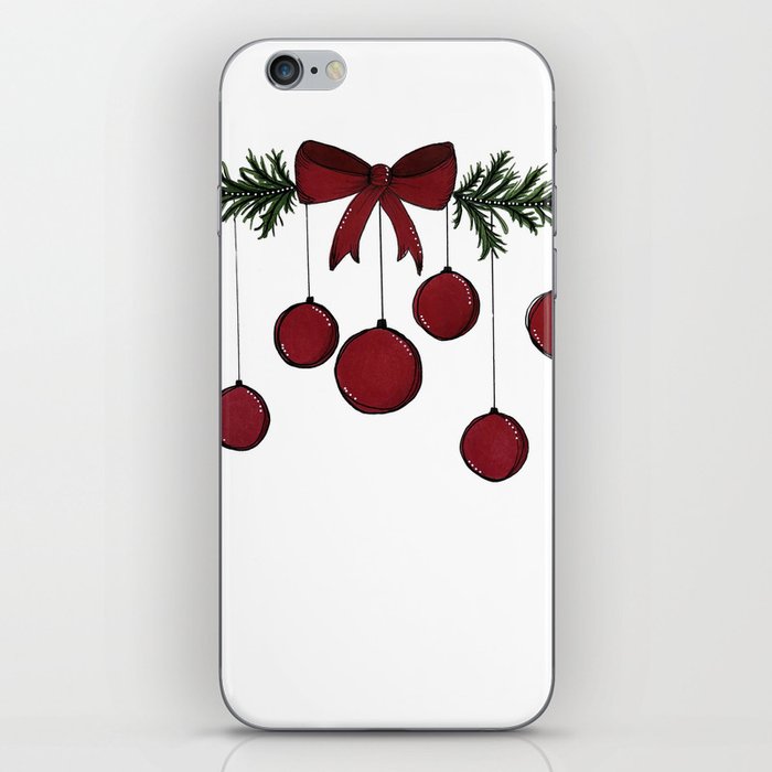 Holiday Ornaments iPhone Skin