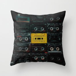 Cassette Throw Pillow