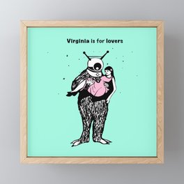 Virginia is for Lovers Framed Mini Art Print