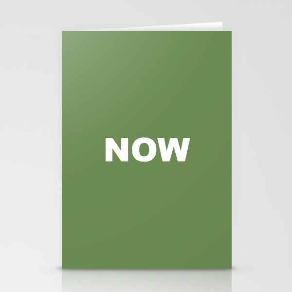 NOW FOREST GREEN Stationery Cards