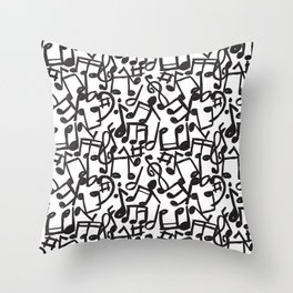 music Throw Pillow