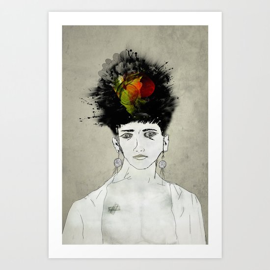 I'm not what you see Art Print