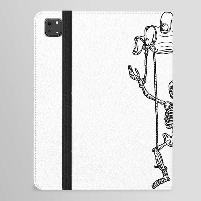 Skeleton Puppet iPad Folio Case