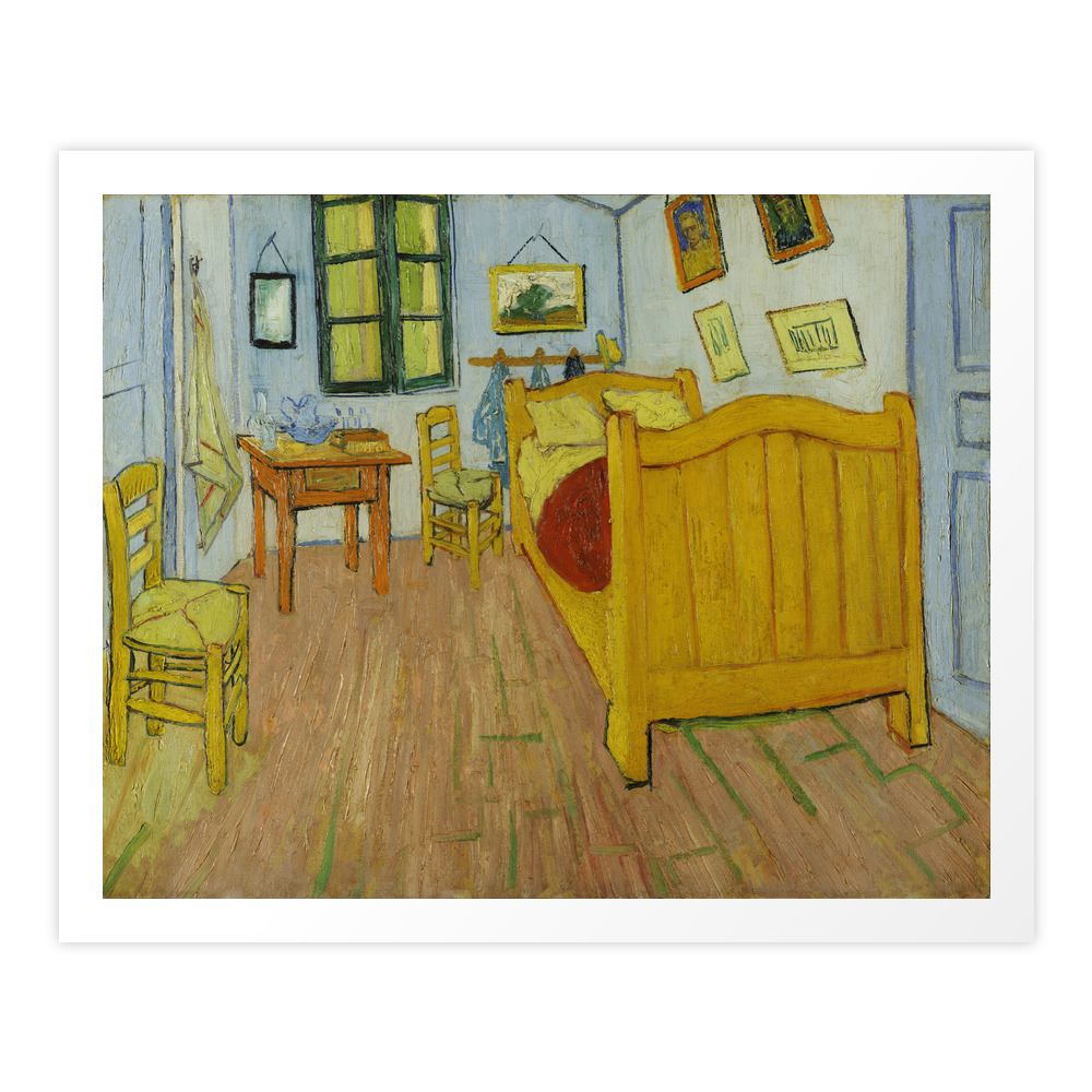 The Bedroom by Vincent van Gogh Art Print by palazzoartgallery