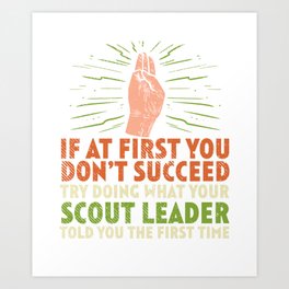 Your Scout Leader Art Print