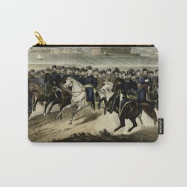 Our Generals, Restored Vintage 1864 Civil War Carry-All Pouch