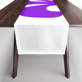 Fleur de Lis (Violet & White) Table Runner