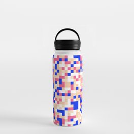 Abstract Multicolor Halftone Background.  Water Bottle