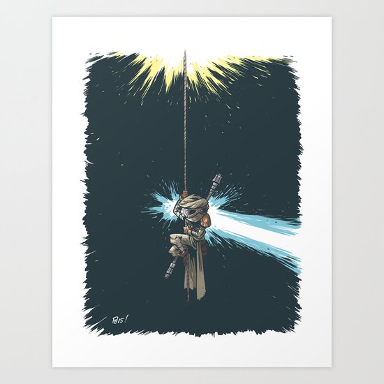 Rey of Light Art Print