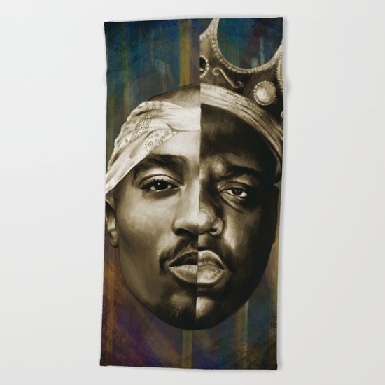 2 PAC & BIGGIE Beach Towel