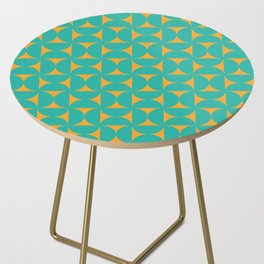 Patterned Geometric Shapes IV Side Table