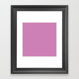 Purple Clover Framed Art Print