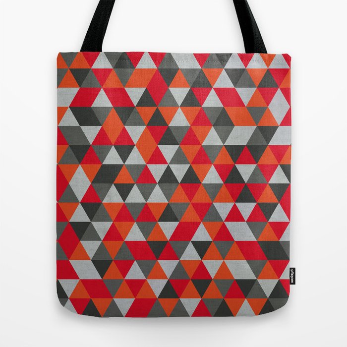 geometric triangle bag
