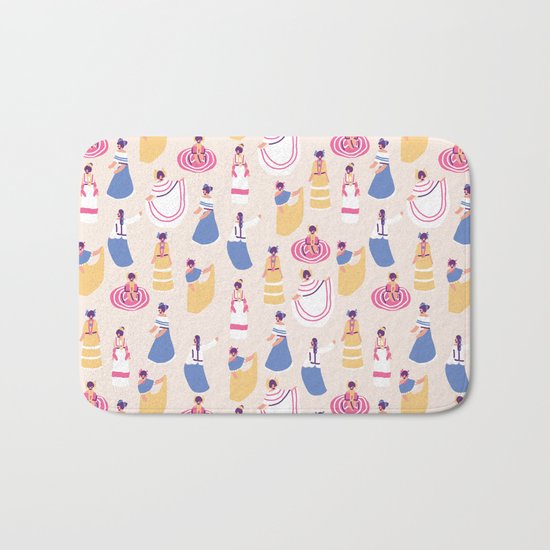 Panamanian Girls Bath Mat