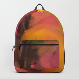 Zen Abstract Art World Painting Backpack