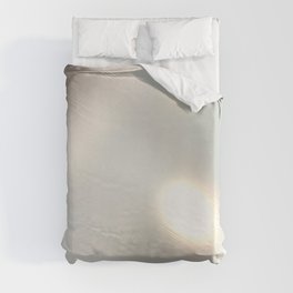 Polished silver metal texture Duvet Cover