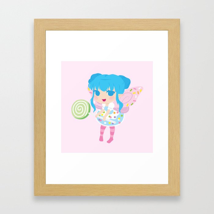 Sweet Fairy Framed Art Print