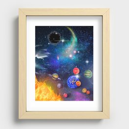 "Celestial Lights" Recessed Framed Print