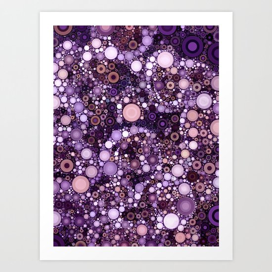 :: Purple Cow :: Art Print