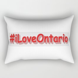"#iLoveOntario " Cute Design. Buy Now Rectangular Pillow