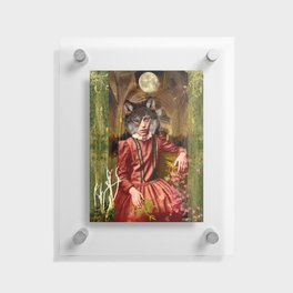 Crying with the wolfs Floating Acrylic Print