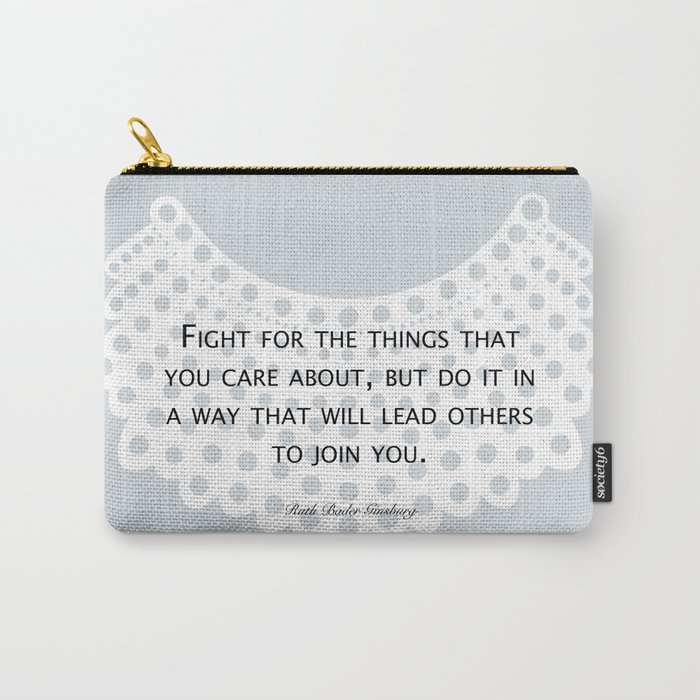 Fight, Lead - RBG (blue) *also in grey Carry-All Pouch