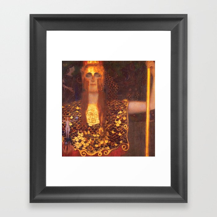 Gustav Klimt - Pallas Athena Framed Art Print